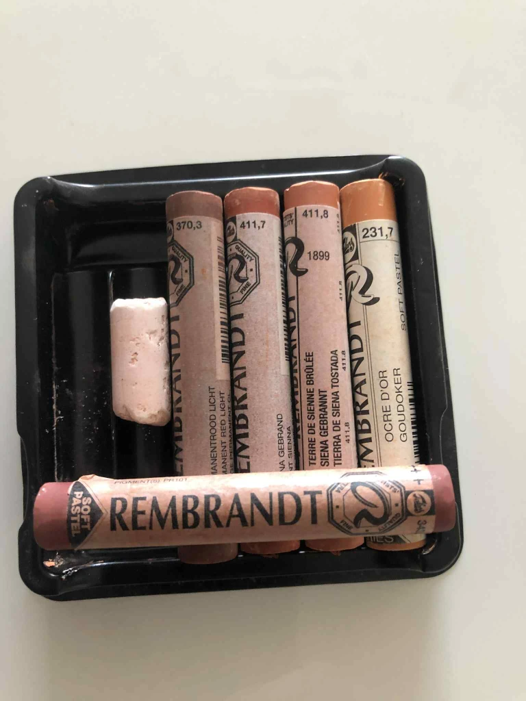 Rembrandt Soft Pastels - recommended materials for the course